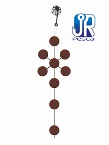 Manhoso Cruzado bolinha 9mm JR Pesca
